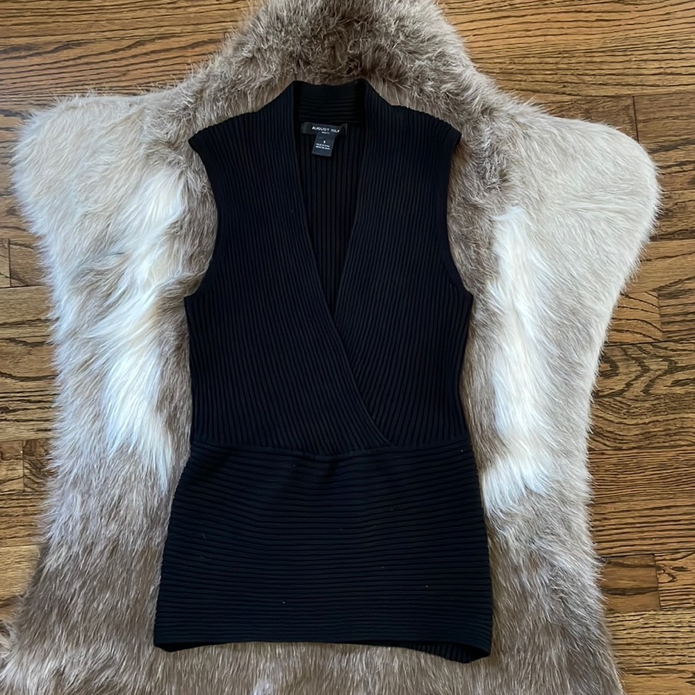 August Silk knits top